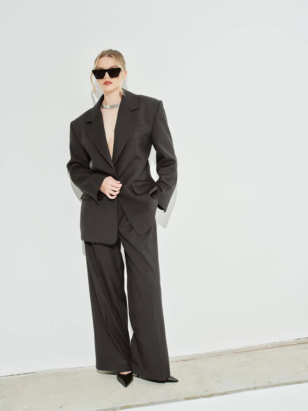 Charcoal Oversized Suit